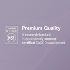 Theralogix NeoQ10 Coenzyme Q10 Supplement - Heart Health & Fertility Support - CoQ10 Fertility Supplement for Men & Women* - NSF Certified - 90 Softgels (90-Day Supply)