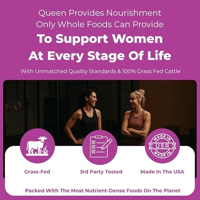 The Fittest Queen Organ Supplement, Hormone & Energy Support, 180 Capsules