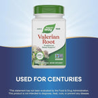Nature's Way Valerian Root, Traditional Sleep Support*, Non-GMO Project Verified, Gluten Free, Vegan, 100 Capsules (Packaging May Vary)