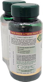 Nature's Bounty CoQ10 100mg Twin Pack, 60 Count, 2 Pack