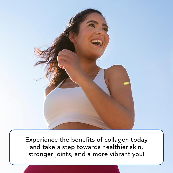 Vitamin Bounty Multi Collagen Complex - Hydrolyzed Collagen Peptides Types I, II, III, V & X - Supports Skin Elasticity, Joint Health, Hair & Nail Growth - 50 Servings