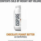 Isopure Low Carb 100% Pure Whey Isolate Protein Powder, Gluten Free, With Vitamins, Chocolate Peanut Butter, 25g Protein Per Serving, 3 Lbs, 40 Servings (Packaging May Vary)