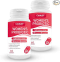 CANLIST Women's Probiotics 120 Billion CFUs 18 Strains 3 Prebiotics & Digestive Enzymes Contains Organic Prebiotic Cranberry Women's Health Digestive & Immune Support Non-GMO, 120 Capsules