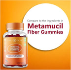GeriCare Prebiotic Digestive Support, Gummies Compare to Metamucil Fiber Gummies, Berry Flavor, 72 Count, Plant-Based Fiber for Gut Health, Non-GMO, Gluten-Free, Vegan, Fiber Supplement (2 Pack)