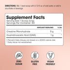 Fit & Lean Creatine for Women, My Lean Creatine Powder Complex with GAA, Muscle Performance, Cognitive Function and Less Bloating, Reduced Water Retention, Unflavored, 50 Servings