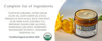 Organic Meadow Herbals Wild Yam Root Cream - USDA Certified Organic Balancing Cream for PMS & Menopause Relief - Estrogen & Progesterone-Free, Handmade, Woman-Owned & Operated Since 1994 (4 oz)