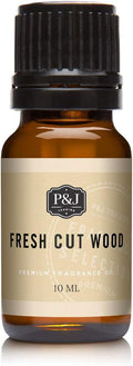 P&J Trading Fragrance Oil for Diffusers for Home - Fresh Cut Wood 10ml Fragrance Scents for Candle Making - Soap Making Supplies & Car Diffuser Scents