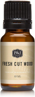 P&J Trading Fragrance Oil for Diffusers for Home - Fresh Cut Wood 10ml Fragrance Scents for Candle Making - Soap Making Supplies & Car Diffuser Scents