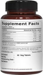 Pure Nutrition Ultra Calcium 1000mg with VIT D3 + K2 | 180 Tabs (90 X Pack of 2) | Calcium Supplement with Calcium Citrate Malate, VIT D3, K2, Moringa Oleifera, Magnesium and Zinc.