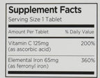 Vitron-c High Potency Iron Supplement Tablets 60 Ct (Pack of 2)