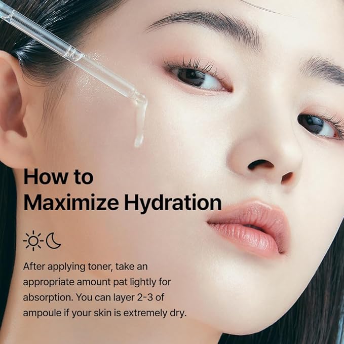 WELLAGE Real Hyaluronic Blue Ampoule 100, Korean Skincare, Fragrance Free Hyaluronic Acid Serum with Panthenol, Wild yam, Centella for Sensitive Dry Skin Moisturizer 1.01 fl.oz