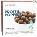 WonderSlim Popper Puff Snacks, Chocolate, 160 Calories, 15g Protein, Gluten Free (7ct)