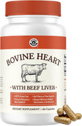 Left Coast Performance Grass Fed Beef Heart and Liver Supplement – Pasture-Raised in New Zealand, No Fillers or Flow Agents – Natural CoQ10 & Iron Support - Beef Organ Supplement – 180 Capsules