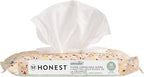 The Honest Company Hypoallergenic Multi-Use Baby Wipes for Sensitive Baby Skin, Terrazzo, 36 Count