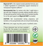 MigreLief+M – Advanced Nutritional Support Supplement for Women’s Neurological Health and Head Comfort – 60 Caplets (1-Month Supply)