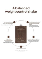 Korean Food All-In-One Multi Shake Chocolate(50g*7 Packs) Dietary Fiber, Essential Amino Acids, Vitamins, 7-Day Convenient Individual Packs (12.35 oz)
