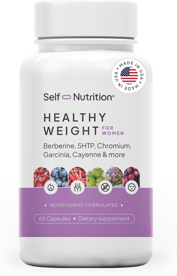 Healthy Weight Loss Supplement for Women, Vegan, Appetite and Craving Control, Fat Burner, Metaboilism Booster, Weight Loss Supplement, Metabolism and Mood Booster - 60 Units