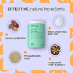 Hilma Daily Fiber and Digestive Enzymes, Fiber Supplement Powder with Prebiotics and Enzymes Formulated with Psyllium Husk and Acacia, Gluten Free, Vegan, FSA Eligible, Digestive Support, 30 Servings