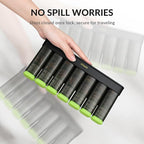 KOVIUU Weekly Pill Organizer 3X a Day, Detachable Pill Box 7 Day, Large 3 Times Daily Pill Case, Travel Pill Container Holder, Week Medication Dispenser Pillbox for Vitamin Supplement Medicine, Green