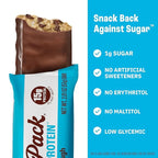 Munk Pack Sampler Pack Probiotic Protein Bars | Keto-Friendly 15g Plant Protein, 1g Sugar, 4g Net Carbs - Vegan, Low Carb, Gluten-Free Healthy Snacks | 5 Count