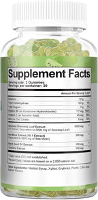 Totaria Sugar Free Soursop Oil Graviola Sea Moss Gummies - Support Digestive Sleep Skin Health, Immunity & Antioxidant - Guanabana Fruit with Sea Moss, 150mg Black Seed Oil Organic Non-GMO Vegan