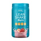 GNC Total Lean | Lean Shake Burn, Protein Powder | Hunger Satisfying, High Protein Blend, Proven to Burn 3X More Calories | Strawberry | 16 Servings