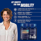 Motion 3 Pack – Advanced Joint Support: Hyaluronic Acid + Glucosamine + Curcumin + Type II Collagen – Flexibility, Mobility & Comfort – 90 Caplets 850 mg