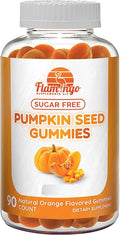 Pumpkin Seed Oil Gummies Sugar-Free Naturally Flavored- Pumpkin Seed Oil for Hair Growth, Bladder, Urinary Tract Support, Young Skin Supplement - Vegan, Halal Pumpkin Seed Extract- 90 Count