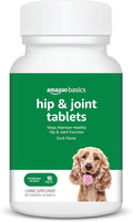 Amazon Basics Dog Hip & Joint Daily Chewable Tablets, with Glucosamine, MSM, and Chondroitin, Duck Flavored, 90 Count (Previously Solimo)
