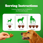 Dog Joint Supplement Chews with Glucosamine & MSM & Omega 3–Joint Support for Senior & Large Breed Dogs, Alternative for Longevity & Healthy Aging, Mobility Treatment & Flexibility with CoQ10-120 Ct