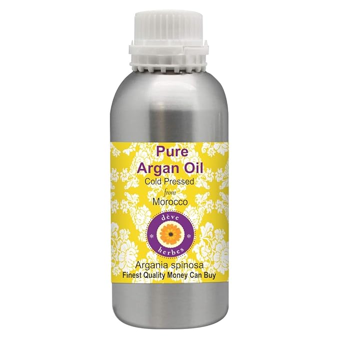 Deve Herbes Pure Argan (Moroccan) Oil (Argania spinosa) Cold Pressed 300ml (10 oz)