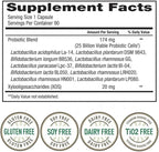 Women's Daily Probiotic, 25 Billion Viable Cells, 90 Vegetarian Capsules, 10 Probiotic Strains, Supports Vaginal, Digestive, Immune Health Sold by TD