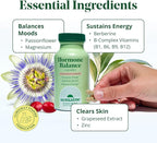 Semaine Hormone Balance – Clearer Skin, Enhanced Moods, Deeper Sleep & Happier Hormones. Hormone-Free, Vegan Capsule, Multi-Symptom Support (60 ct)