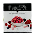 PROTIFIT - High Protein Soy Snack Puffs, 15g Protein, Low Calorie, Low Fat, Low Sugar, Low Carb, Ideal Protein Compatible, 7 Servings Per Box (Berry)