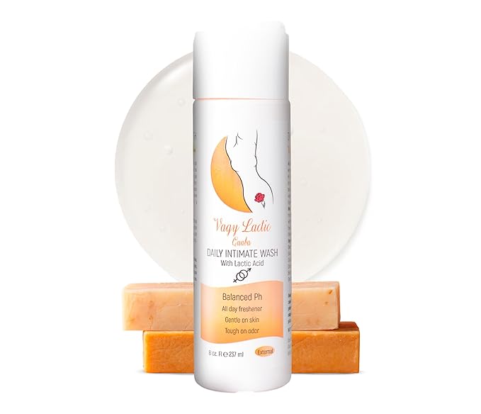 Vagy Rejuvenation Vagy Lactic Feminine Wash with Lactic Acid & Calendula – Gentle Intimate Wash Women pH Balance – Refreshing Vaginal Cleanser – 8 oz (8 oz, Cuaba (Dominican Pine))
