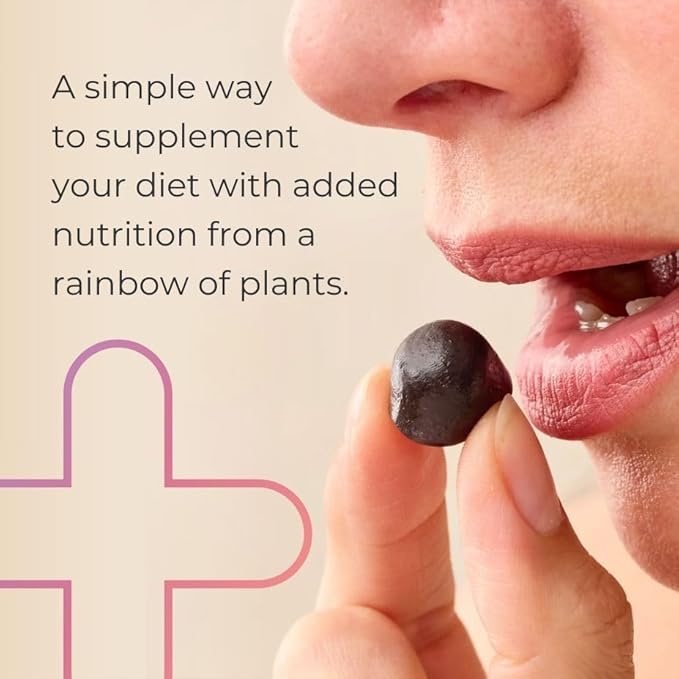 JuicePlus+ Vegetable Blend Soft Chews (Chewables) - Delicious Vegan Gummies with 11 Nutrient-Rich Vegetables for Daily Wellness! Boost Intake of Vitamins & More - For Kids & Adults - (1-mo, 30 Chews)