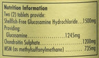 Solgar Triple Strength Glucosamine Chondroitin MSM, 60 Tablets - Promotes Healthy Joints, Supports Comfortable Movement - Shellfish Free - Gluten Free, Dairy Free - 30 Servings