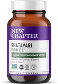 New Chapter Shatavari Supplement for Peri-Menopause & Post-Menopause Support – 4X Concentrated Herb Shatavari Relieves Hot Flashes & Night Sweats, Balances Women’s Hormones - Herbal Sleep Aid*, 30 ct