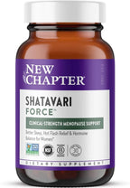 New Chapter Shatavari Supplement for Peri-Menopause & Post-Menopause Support – 4X Concentrated Herb Shatavari Relieves Hot Flashes & Night Sweats, Balances Women’s Hormones - Herbal Sleep Aid*, 30 ct