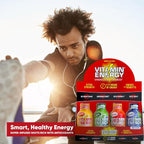 Vitamin Energy Extra Strength Energy Shot Variety Pack 12 Pack, 260mg Natural Caffeine, B-Vitamins, Vitamin D, NALT, Rhodiola, Mood, Focus, Immunity & Strength Support, Zero Sugar, Vegan, 1.93 fl oz