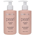 PURE CODE Aloe Vera-Based Pearl Intimate Wash - Gentle & Hydrating Intimate Cleanser for Skin Protection - Unscented Natural Feminine Wash Suitable for All Skin Types - 225ml (Pack of 2)