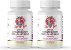 Pin Up Girl Vitex Chasteberry + DIM & Shatavari – Hormonal Balance Supplement for Women – Supports Hormonal Balance, Cycle Health & Reproductive Wellness – 4600mg - 60 Capsules (2-Pack)