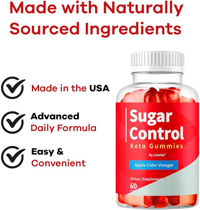 (2 Pack) SugarControl Keto Gummies - Official SugarControl Advanced Apple Cider Vinegar Gummys All Natural Supplement Support, 120 Gummies for 2 Months