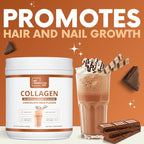 My Adventure to Fit Hydrolyzed Collagen Powder for Women - Grass Fed for Muscle Growth & Chocolate Collagen Protein Powder - Keto Collagen Powder for Joints & Gut Health - Chocolate Milk 420g