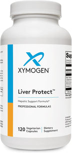 XYMOGEN Liver Protect - Supports Liver Health + Glutathione Production - Milk Thistle Extract, ALA Alpha-Lipoic Acid, N-Acetyl-L-Cysteine, Selenium L-Selenomethionine (120 Capsules)