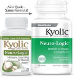 Kyolic Specialty Series Neuro-Logic, for Memory, Learning & Sharpness *, 120 Capsules