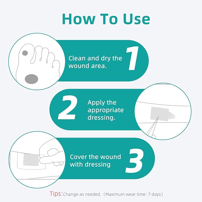Dimora Upgrade Silver Calcium Alginate Wound Dressing -Antibacterial Non Stick Gauze for Wounds Care, Highly Absorbent Sterile Bandage Pads with Ag, 2'' x 2'' Patches 12 Packs Individual
