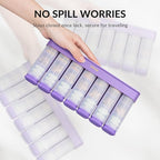 KOVIUU Weekly Pill Organizer 3X a Day, Detachable Pill Box 7 Day, Large 3 Times Daily Pill Case, Travel Pill Container Holder, Week Medication Dispenser Pillbox for Vitamin Supplement Medicine, Purple