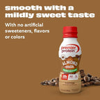Premier Protein Non-Dairy Plant Based Almondmilk Protein Shake, Coffee with Caffeine for Energy – 20g Protein, 5g Sugar, 11.5 Fl oz, 12 Count
