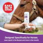Hyalogic Hyaluronic Acid for Horses 90 Day Supply Easy Oral Tip Dispenser - Liquid HA Supplement for Equine Joints and Cartilage Support - Hyalun Pro - 9 oz / 296 ml